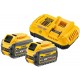 DeWALT DCB118X2-QW Akku Starter XR FlexVolt 54V Ladegerät DCB118 + 18V (2x9,0Ah)