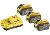 DeWALT DCB118X3-QW Akku Starter 54V Ladegerät DCB118 + 18V 3x9,0Ah