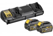 DeWALT DCB132T2-QW Akku-Kit XR FlexVolt Ladegerät DCB132 + 54V 2x6,0Ah