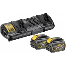 DeWALT DCB132T2-QW Akku-Kit XR FlexVolt Ladegerät DCB132 + 54V 2x6,0Ah