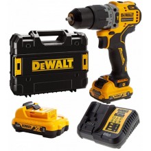 DeWALT DCD706D2-QW Akku-Schlagbohrschrauber XR (57Nm/12V/2x2,0Ah) Tstak