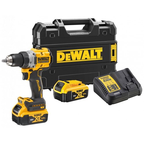 DeWALT DCD800P2T-QW Akku-Bohrschrauber XR 18V (90Nm, 2x5,0Ah) Tstak