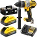 DeWALT DCD999H2T-QW Akku-Schlagbohrschrauber (126Nm/18V/2x5,0Ah PowerStack) Tstak