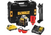 DeWALT DCE089D1R-QW Multilinienlaser 3x360°, rot,(1x2,0Ah/10,8V 30/60m)