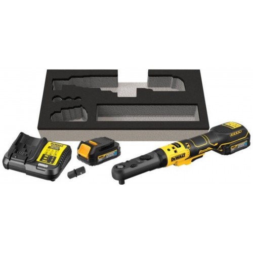 DeWALT DCF510E2G-QW Akku-Ratsche 3/8 a 1/2 (18V/2x1,7Ah PowerStack)