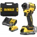 DeWALT DCF850E2T-QW Akku-Schlagschrauber 1/4" (18V/208Nm/2x1,7Ah PowerStack) Tstak