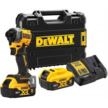 DeWALT DCF850P2T-QW Akku-Schlagschrauber 1/4" (205Nm/18V/2x5,0Ah) Tstak