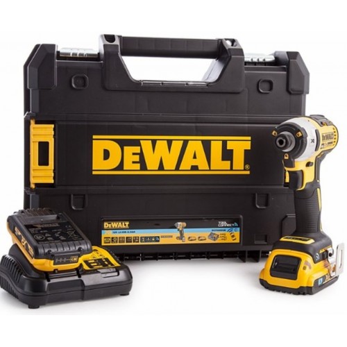 DeWALT Akku-Schlagschrauber, 18,0 V, 2,0 Ah, 205 Nm, 1/4 ", XR Li-Ion, ToolConnect DCF888D