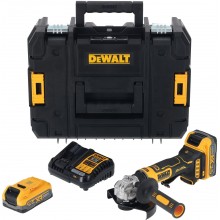 DeWALT DCG404S2T-QW Akku-Winkelschleifer XR (125mm/18V/ohne Akku/Tstak-Koffer)