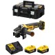 DeWALT DCG405P2-QW Akku - Winkelschleifer XR (18V/2x5,0Ah/125mm) Tstak