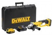 DeWALT DCG412M2-QW Akku - Winkelschleifer 125 mm XR 18 V Li-Ion (2x 4,0 Ah) Koffer