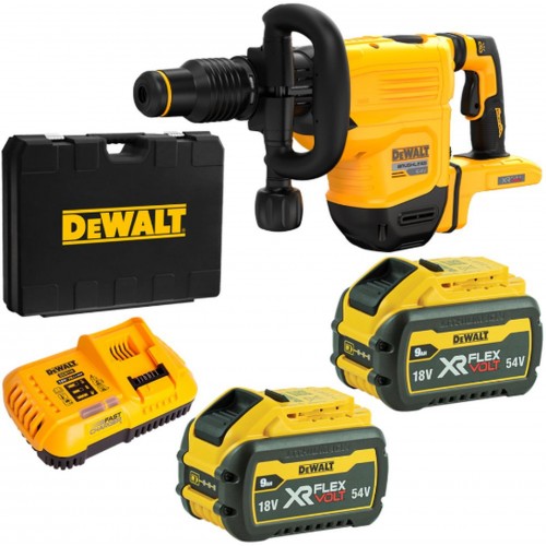 DeWALT DCH832X2-QW Akku-Meißelhammer SDS-Max, XR FlexVolt 54V, 10,5J, Tstak,(2x9,0Ah)