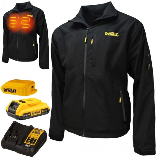 DeWALT DCHJ090BD1-L Heizjacke, Größe L, 18V XR, 1 x akku DCB183, 1x DCB107