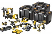 DeWALT DCK1012P4T-QW Akku-Werkzeug-Set 10Stk. (18V/4x5Ah + 3x Tsak)