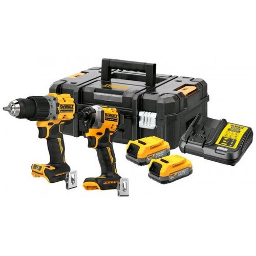 DeWALT DCK2050E2T-QW Akku-Combo-Set 18V (2x1,7Ah Powerstack) Tstak