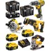 DeWALT DCK421P3T Combo Kit 18V (DCD791,DCS570,DCS331,DCS367,3 x DCB184,DCB115, 3xTSTAK)