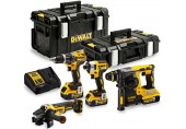 DeWALT DCK422P3-QW Kombopack DCG405+DCH273+DCD796+DCF887 (18V/3x5,0Ah) 2x Toughsystem