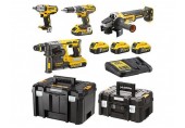 DeWALT DCK428P3T Akku-Werkzeugset (DCD796+DCH273+DCG405+DCF894+3x 18V/5,0Ah) 2xTstak