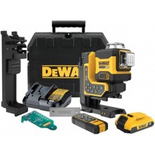 DeWALT DCLE34035D1-QW Linienlaser mit Fernbedienung 3x360° (18V/2,0Ah) T-stak