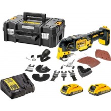 DeWALT DCS355D2-QW Akku-Multi-Tool XR Li-Ion (18V/2x 2,0Ah) Tstak