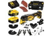 DeWALT DCS356P2-QW Akku-Multicutter XR18V (2x5,0Ah) Tstak