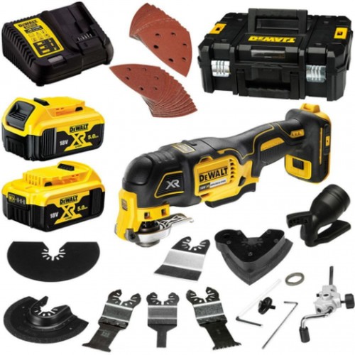 DeWALT DCS356P2-QW Akku-Multicutter XR18V (2x5,0Ah) Tstak