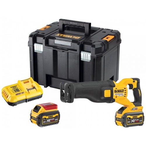 DeWALT DCS389T2-QW Akku Säbelsäge XR Flexvolt (54V/2x6,0Ah) Tstak box