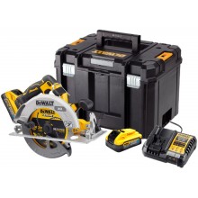 DeWALT DCS573H2T-QW Akku-Handkreisäge (18V/2x5,0Ah PowerStack) Tstak