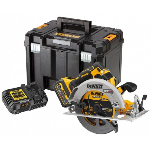 DeWALT DCS573T1-QW Akku-Handkreissäge XR (190mm/18V/1x6,0Ah) Tstak DeWALT DCS573T1-QW Akku-Handkreissäge XR (190mm/18V/1x6,0Ah) Tstak