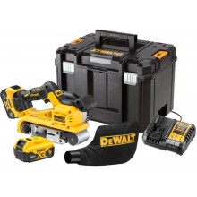 DeWALT DCW220P2-QW Bürstenloser Bandschleifer (18V/2x5,0Ah) Tstak