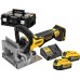 DeWALT DCW682P2-QW Akku-Lamellenfräsmaschine XR 18 V, (2 x 5,0 Ah), Tstak