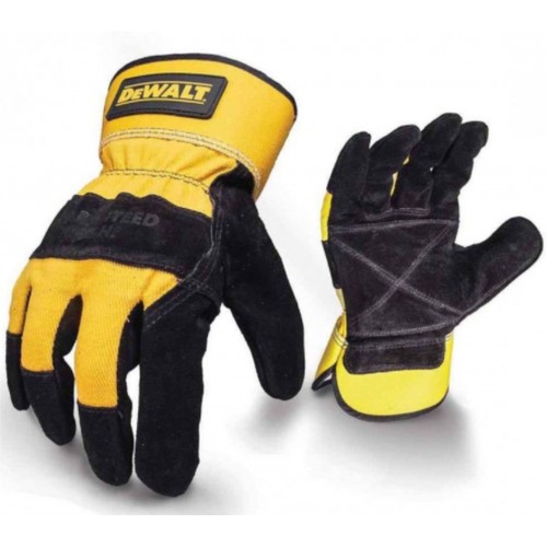 DeWALT DPG41L Premium Handschuhe mit verstärkter Handfläche und Rindslederfingern DeWALT DPG41L Premium Handschuhe mit verstärkter Handfläche und Rindslederfingern