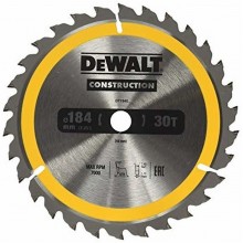 DeWALT DT1940-QZ Kreissägeblatt für Handkreissägen, 184 x 16 mm, 30WZ