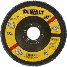 DeWALT DT3256-QZ Fächerschleifscheibe für Metall 115 mm, konvex, 60G