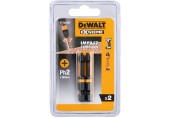 DeWALT DT70532T-QZ Schrauberbit Kreuzschlitz Ph2x50mm 2 Stück