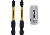 DeWALT DT70536T-QZ Schrauber-bBits 2× PH2 57 mm + Magnetischer Bit-Ring
