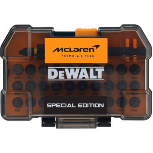 DeWALT DT70900T-QZ McLaren Schlagbit-Satz mit Schlaggriff -32-teilig