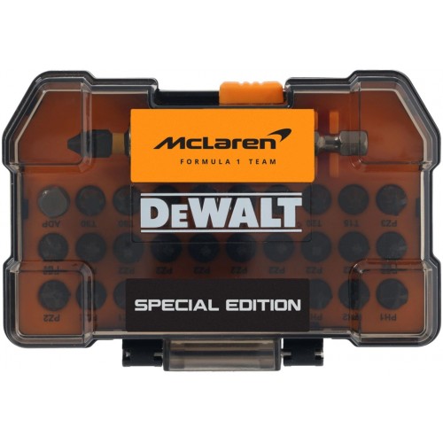 DeWALT DT70901T-QZ McLaren Schrauber-Bit-Set 32-tlg. mit Werkzeughalter DeWALT DT70901T-QZ McLaren Schrauber-Bit-Set 32-tlg. mit Werkzeughalter