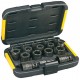 DeWALT DT7507-QZ Steckschluessel-Set 9-tlg. schlagf 10-27mm, 1/2"