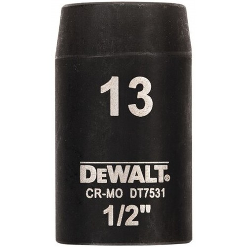 DeWALT DT7531-QZ Steckschlüssel kurz 13mm 1/2 Schlagfest