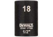 DeWALT DT7536-QZ Steckschlüssel kurz 18mm 1/2 Schlagfest