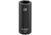 DeWALT DT7554-QZ Steckschlüssel Lang 20mm 1/2 schlagfest