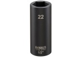 DeWALT DT7556-QZ Steckschlüssel Lang 22mm 1/2 schlagfest