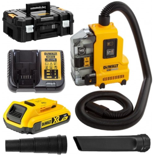 DeWALT DWH161D1-QW Akku-Universalabsaugung XR (18V/1x2,0Ah) Tstak