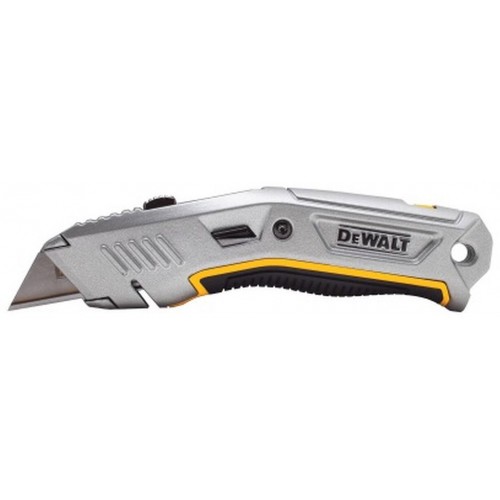 DeWALT DWHT10319-0 Arbeitsmesser mit einziehbarer Klinge, Vollmetallgehäuse inkl. 5