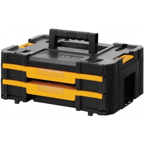 DEWALT DWST1-70706 TSTAK IV Werkzeugbox mit zwei Schubladen und Innenteilern