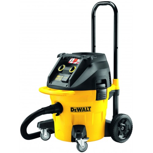 DeWALT DWV902L-QS Industrie Nass- und Trockensauger, 1400W, 35L