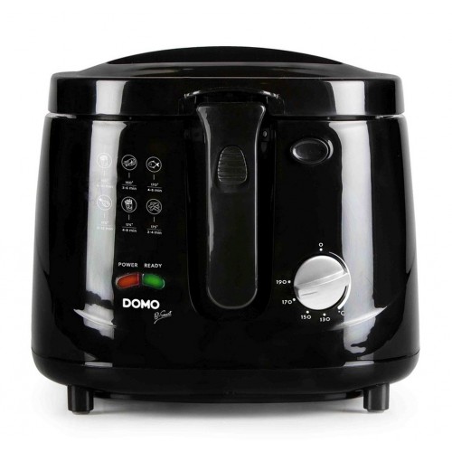 DOMO B-SMART Fritteuse mit Geruchsfilter 2,5Liter schwarz DO461FR