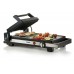 DOMO Großer Teppan-Yaki mit erweiterbarer Grillplatte schwarz, 2200W DO9238G