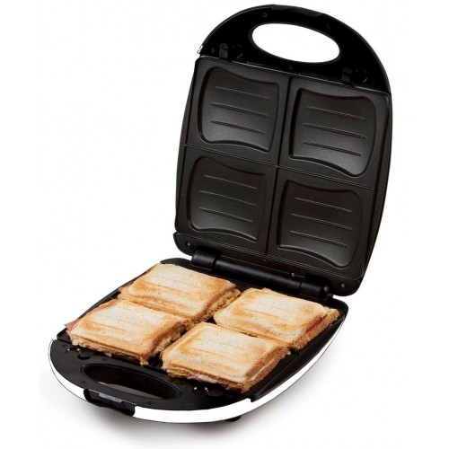DOMO Sandwichmaker für 4 Amerikan Sandwich Toasts DO9166C